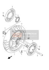 Roue avant (AN650A E19)